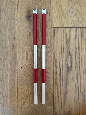 Promark Lightning Rods D'Addario L-Rods Blitzstangen L-Stangen beige rot TOP