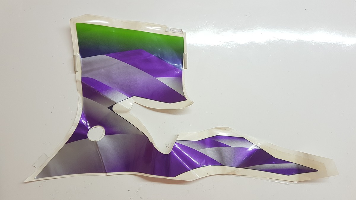 Kawasaki Ninja ZX9-R Decal Left Side Fairing Sticker (Iron-On