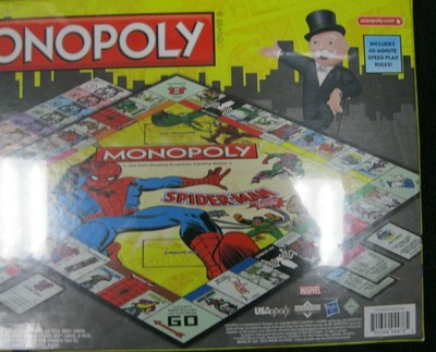 MONOPOLY SPIDER-MAN COLLECTOR'S EDITION BRAND NEW SEALED BOX with