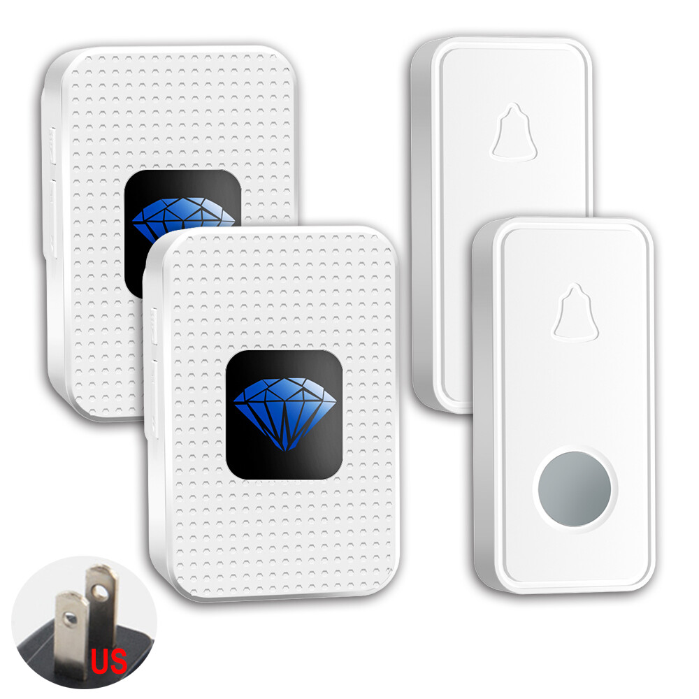 Wireless Doorbell, 1,000ft Range Loud Enough with 5Volume Levels and 55 chimes