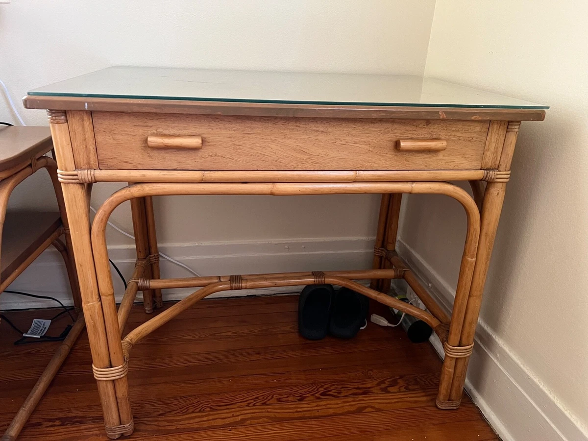 Glass Antique Desks 1900-1950 Time Period Manufactured Antique for