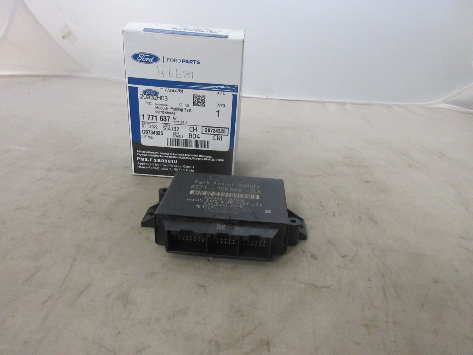 Genuine Ford MONDEO S-MAX/GALAXY PARKING AID SYSTEM MODULE 1771637 