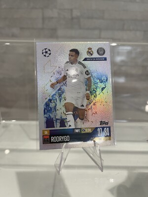 Rodrygo 2023/24 Champions League Winner Foil Card Match Attax 2024