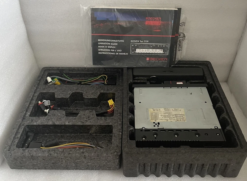 Original Becker Monza 2130 Kassette Autoradio RDS Radio Komplettpaket Set 2130 - Bild 2 von 4