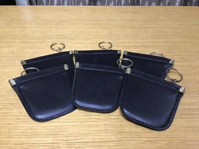 black coin purse keychain