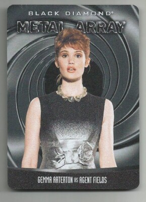 2024 Black Diamond James Bond Metal Array #M2 Gemma Arterton as Agent Fields