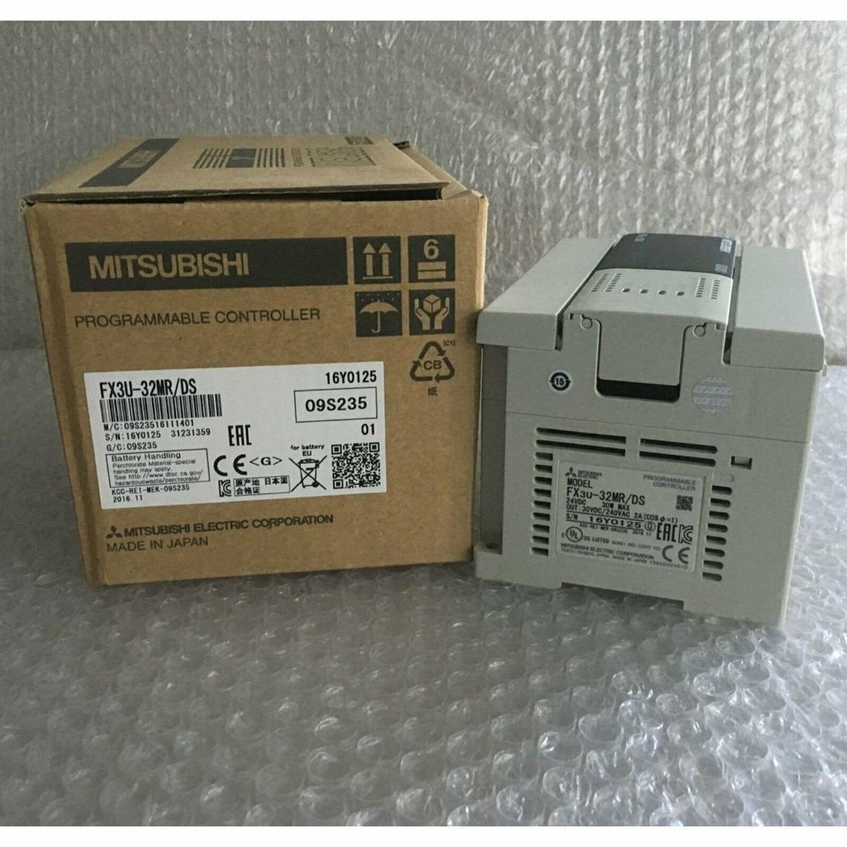 Mitsubishi New IN BOX PLC FX3U-32MR-DS FX3U32MRDS 1 year Mitsubishi New IN BOX PLC FX3U-32MR-DS FX3U32MRDS 1 year