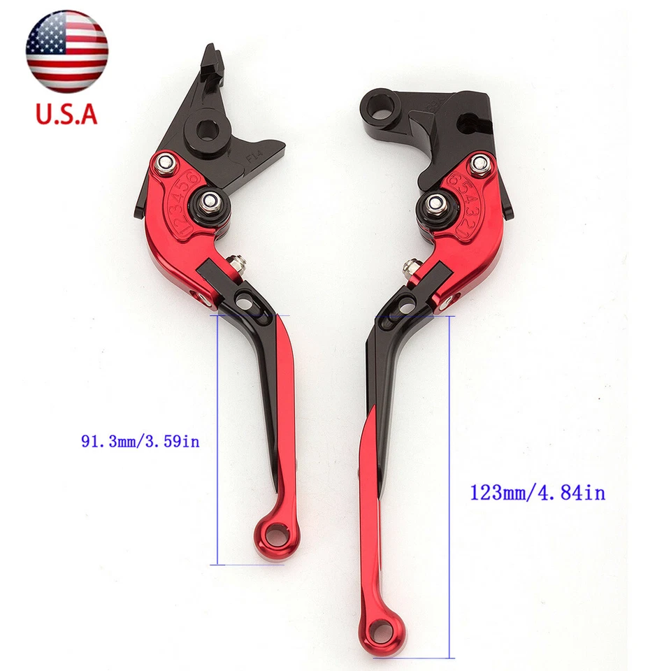 Empuñaduras plegables de embrague de freno CNC para CBR600 F2, F3, F4i 1991-2007 Foto 3 de 4