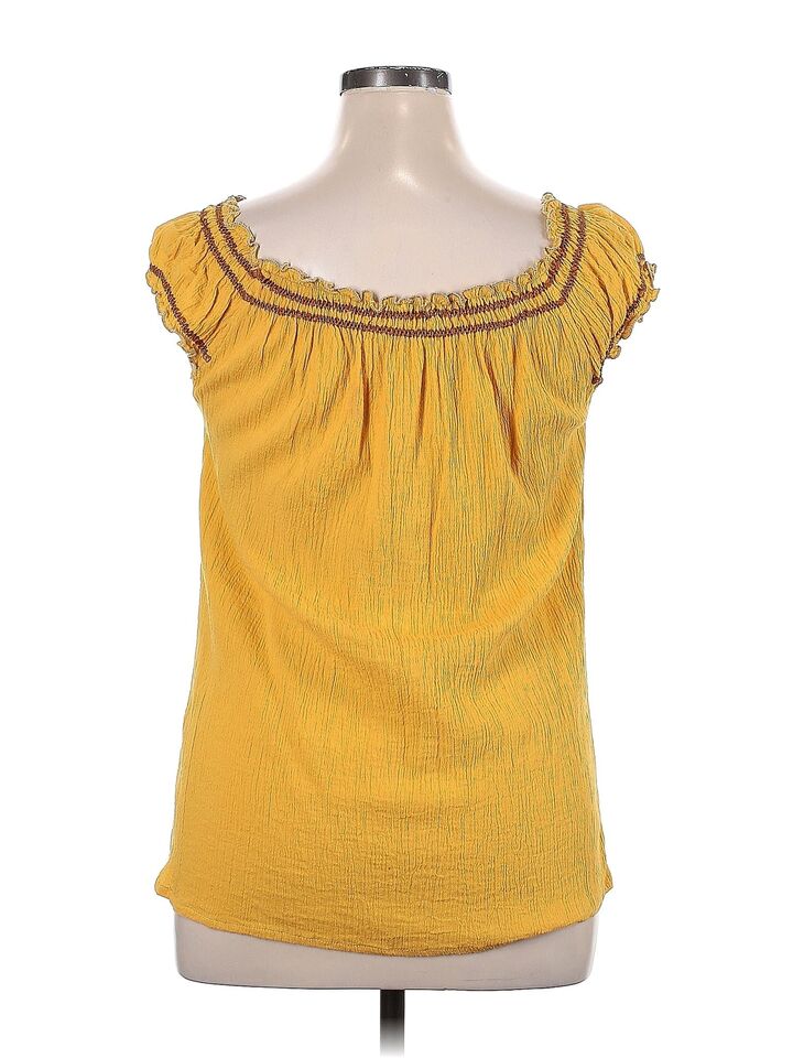 Unbranded Women Yellow Sleeveless Top XL | eBay