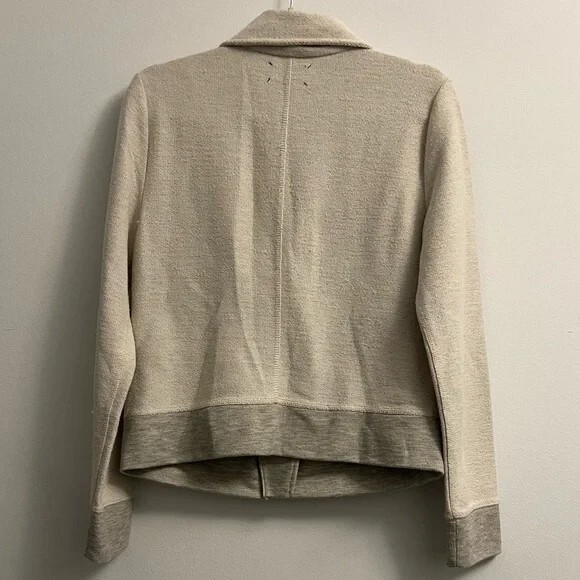 Lou & Grey Sweatshirt Moto Zip Jacket - grey and … - image 2