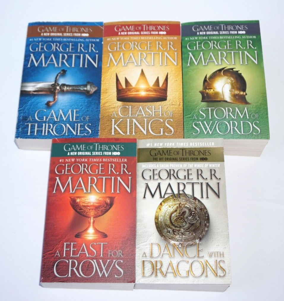 Games of Thrones: A Song of Ice & Fire Set Books 1-5 by George R.R. Martin - PB-image