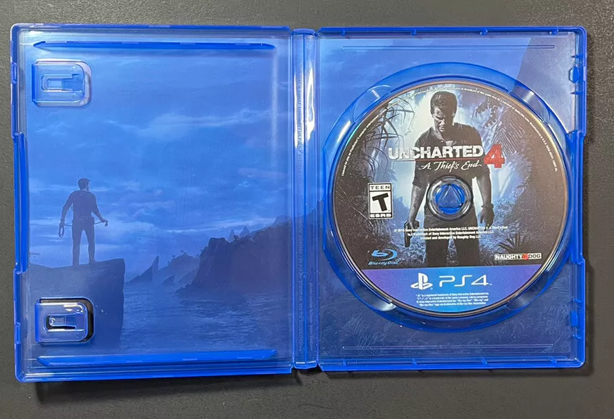 Uncharted 4 A Thief's End [ First Print Blue Case ] (PS4) USED