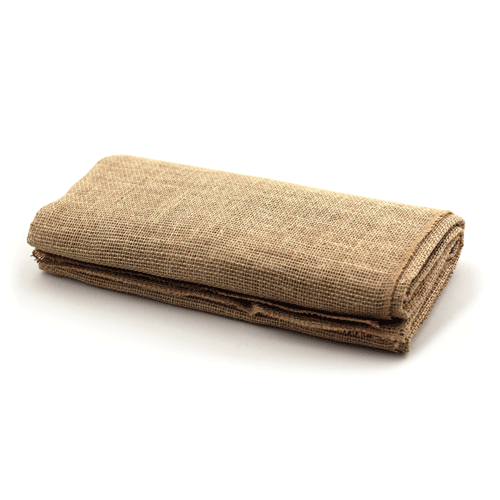 Round Jute Burlap Table Cover Overlay finished edges - 60 inches - Choose Colors - Picture 1 of 4