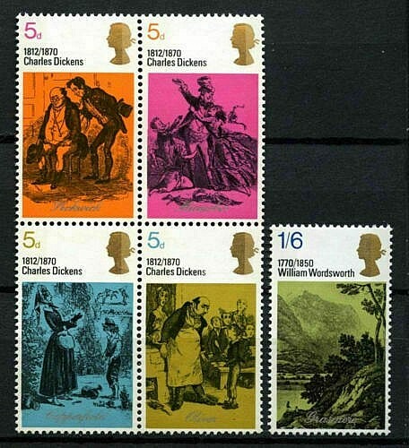 GB 1970 SG824-28 LITERARY ANNIVERSARIES (1ST SERIES) MNH - Picture 1 of 1
