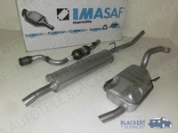 Imasaf Auspuffset Komplett + Kat FüR Lancia Phedra 2.0 2002-2010 | Kat+Msd+Esd