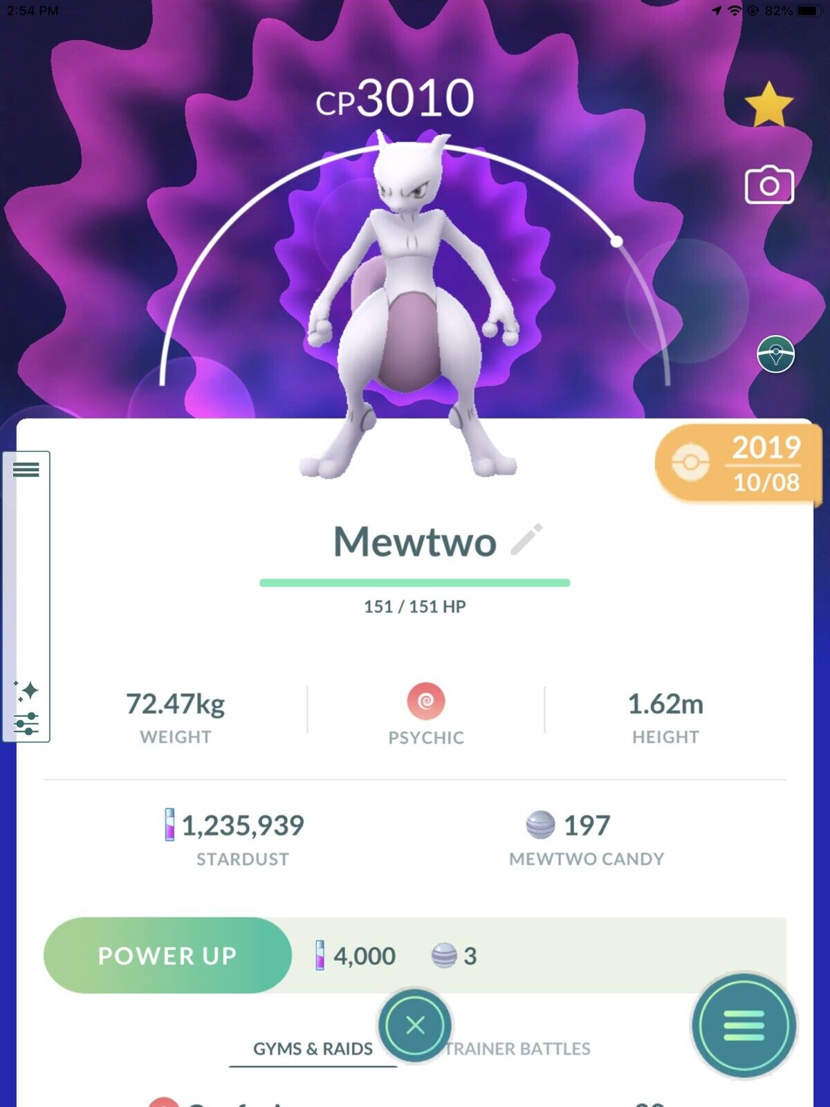 Mewtwo (Pokémon) - Pokémon GO