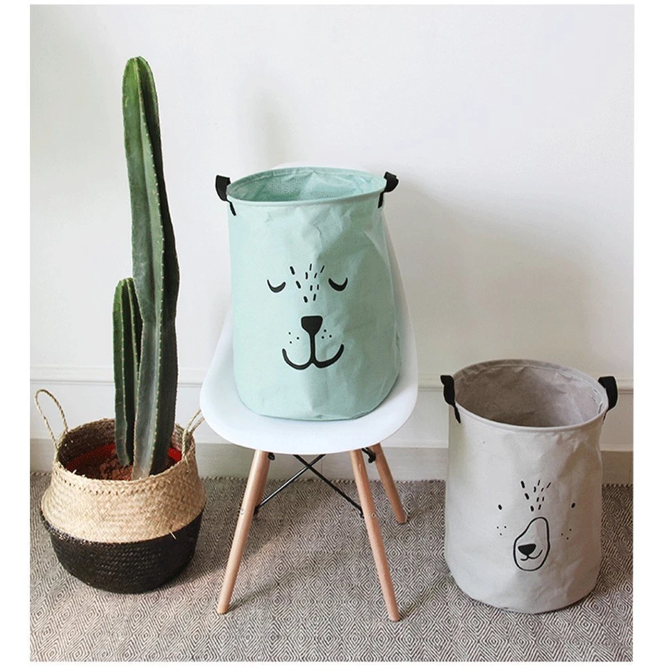 Kinderzimmer Wäschekorb Box Aufbewahrung Korb Ordnung Bad Spielzeug Kiste Kind - Bild 2 von 4