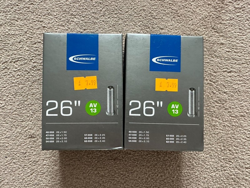 Schwalbe Tube 26” AV13 Tube Pair