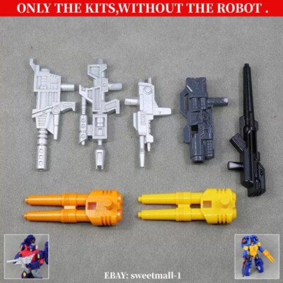 3D DIY Gun Upgrade Kit For Titans Return Kup Topspin Twintwist PUNCHCOUNTERPUNCH