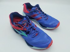 Brooks Cascadia 12 Women's Size 12 B Medium Trail Running Shoes Baja Blue