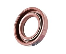 EAI 35x52x6mm FPM/FKM Oil Shaft Rotary Seal w/ Stainless Steel Spring Dbl Lip