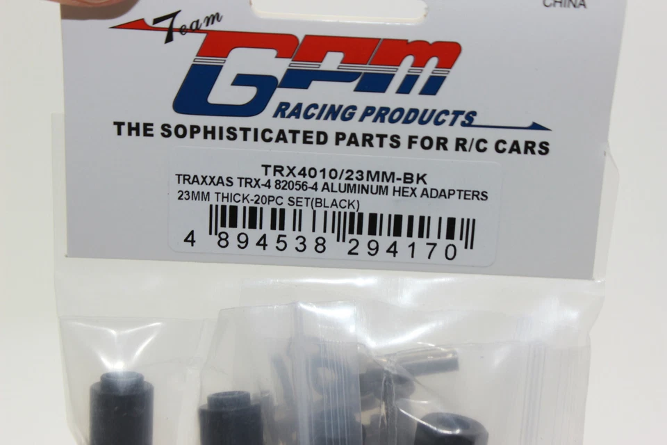 GPM TRX 4010 23MM BK Noir Aluminium Moyeu de Roue Adaptateur Large Neuf Dans Ovp - Image 2 of 4