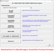 Epson Plotter Service Program Surecolor T3200 T5200 T7200