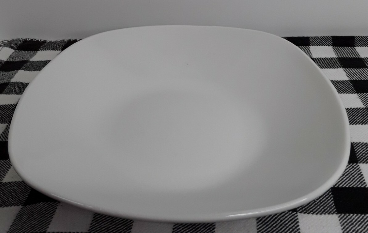 Tabletops Gallery 365 Ceramic 8.5" Square White Bowl eBay