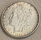 1884 P Morgan beautiful, cartwheel luster, BU bright free shipping Sigma tested+