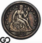 1852 Seated Liberty Dime
