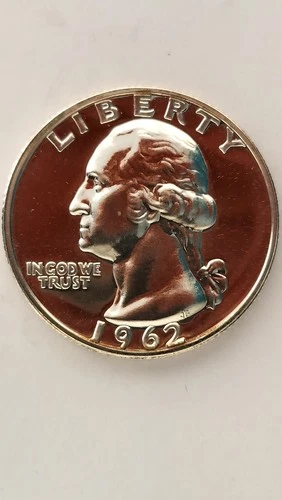 1962 United States Proof Washington Quarter