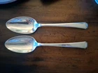 🍁 2 Rhythm Wallace-Sterling Silver Serving Spoons 135 Grams SCRAP OR USE🍁