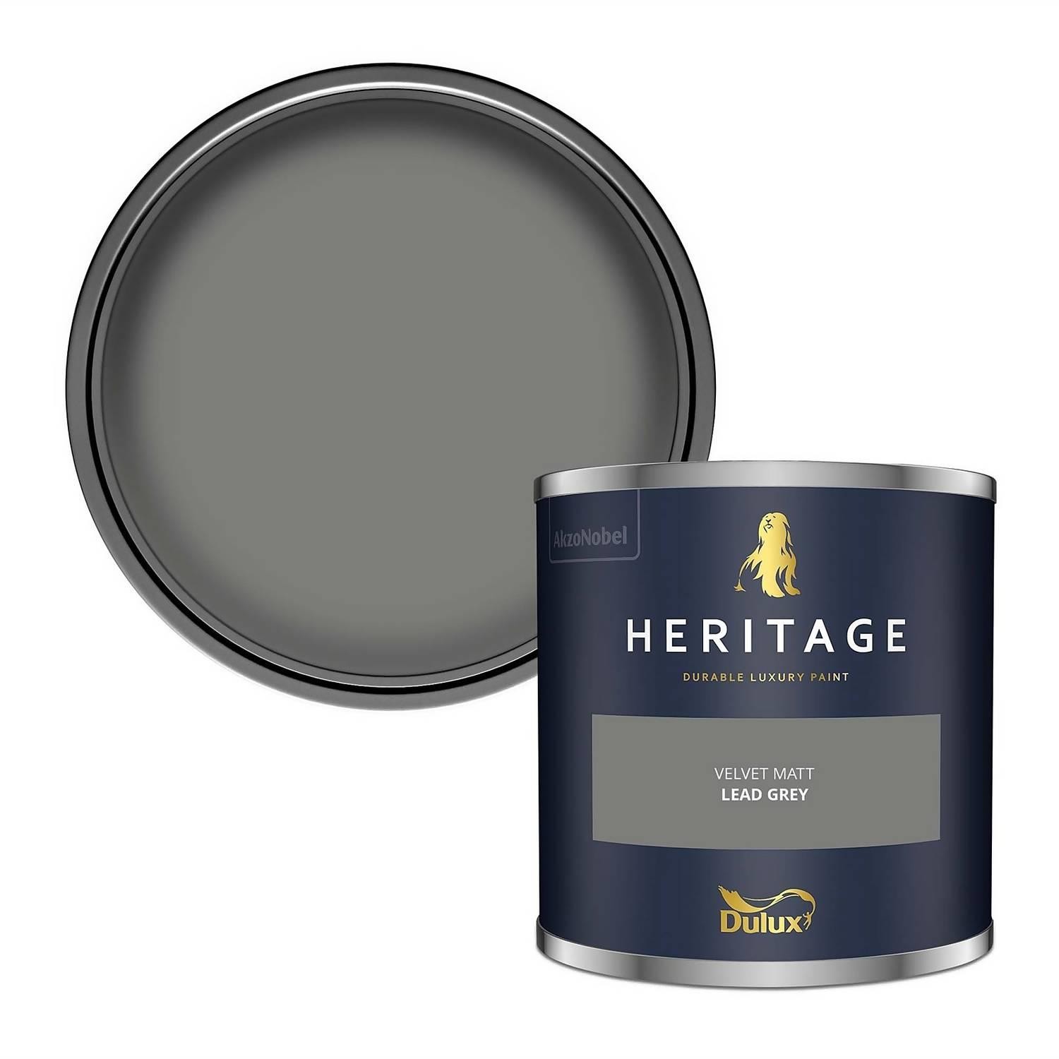 DULUX TRADE HERITAGE TESTER LEAD GREY 125ML