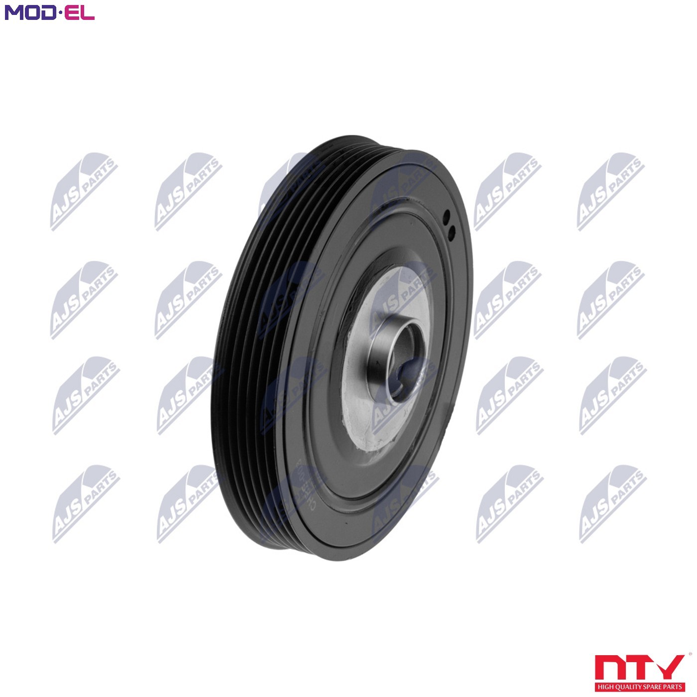 NTY Crankshaft Pulley RKP-RE-003 Reinforced 6-Groove for Opel Renault - Image 11