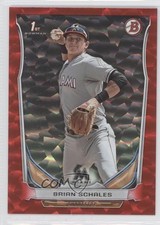 2014 Bowman Draft Red Ice 115/150 Brian Schales #DP103 0c2