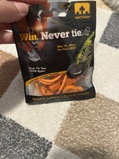 Lock Laces No-Tie Elastic Shoelaces Bright Orange One Pair New Opened Package