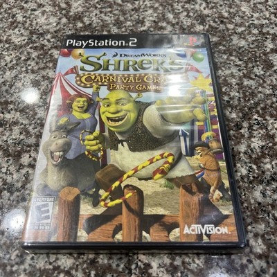 DREAMWORKS: SHREK'S CARNIVAL CRAZE PARTY GAMES PLAYSTATION 2 PS2 NEW RARE
