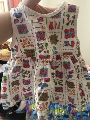 Vintage Oshkosh B Gosh Baby B gosh HTF veggie Garden Dress Size 12m