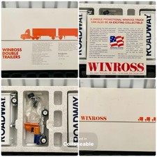 Winross Double Trailers Roadway 1:64 Diecast Tractor Trailer Advertising 1992