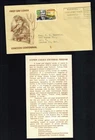 Canada #504, 1969 5¢ Leacock, on Leacock Centennial Committee FDC with insert