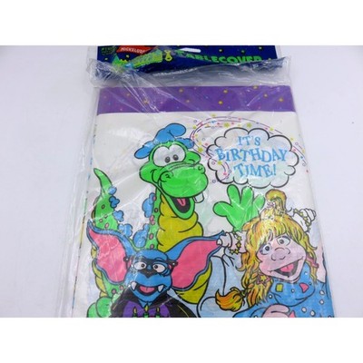 Vintage 1991 Eureekas Castle Tablecover Nickelodeon 90s Party Supply Amscan NEW