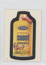 1986 Topps Wacky Packages Album Stickers Snoot Powder #52 0kb5