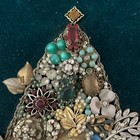 Framed Christmas Tree made with Vintage Costume Jewelry Mary Kearns — photo 6