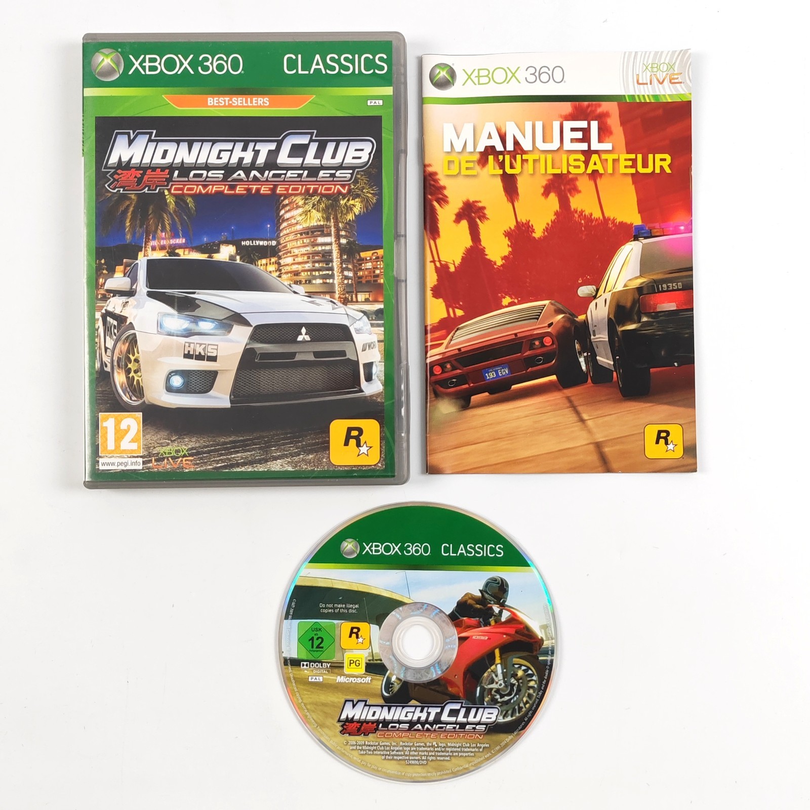 Midnight Club Los Angeles Complete Edition Xbox 360 / Jeu Complet