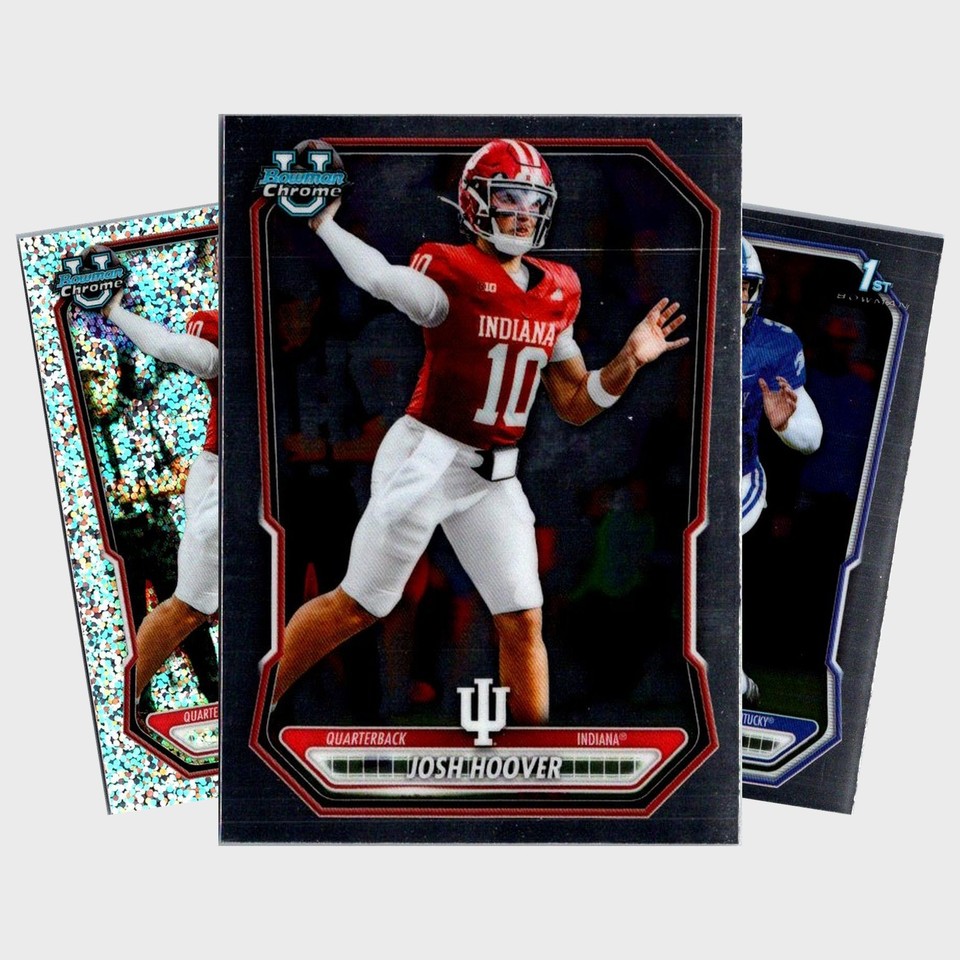 2026 Bowman Chrome Football Prospects Pick Your Card BCP 1st Bowman NIL Speckle