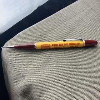 Vintage Mechanical Pencil Georgia Gold Dairy Co Meadow Gold Rome Cartersville