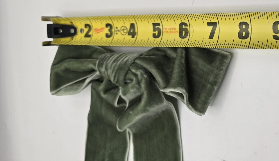 Lote de 5 lazos grandes para el cabello navideño de terciopelo rojo verde clip pasador Foto 3 de 4