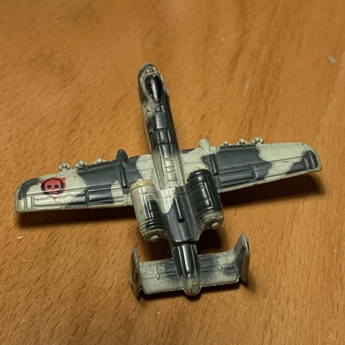 Vintage Galoob Micro Machines A-10 Thunderbolt aereo jet militare mimetico - Foto 4 di 5