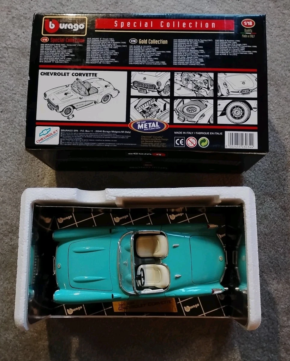 Burago Chevrolet Corvette 1957 for sale | eBay