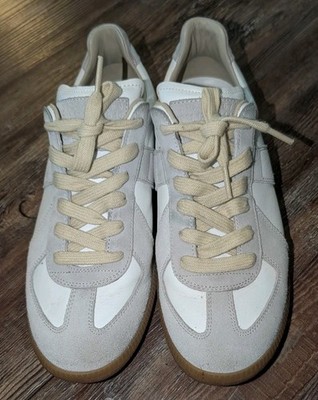 Maison Margiela Replica GAT Low mens white sneakers shoes size 39.5 US 9.5